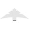 Ekena Millwork Davenport Architectural Grade PVC Gable Bracket, 48"W x 18"H x 4"D x 6"F, 9/12 Pitch GBP048X18X0406DAV00 - alternate 3